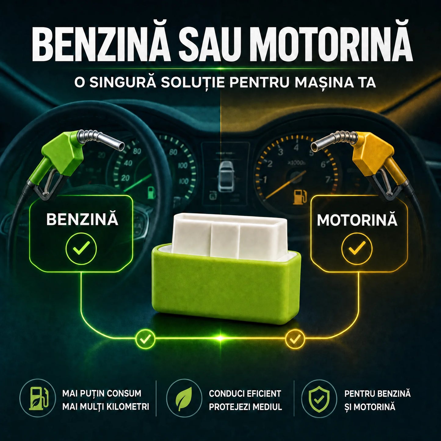 Dispozitiv Economisire Combustibil (test)