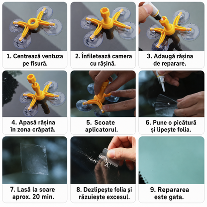 Kit Reparare Crăpături Parbriz
