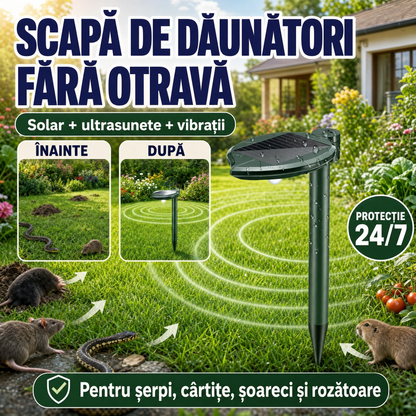 Lampa Solara cu Ultrasunete Anti-Daunatori