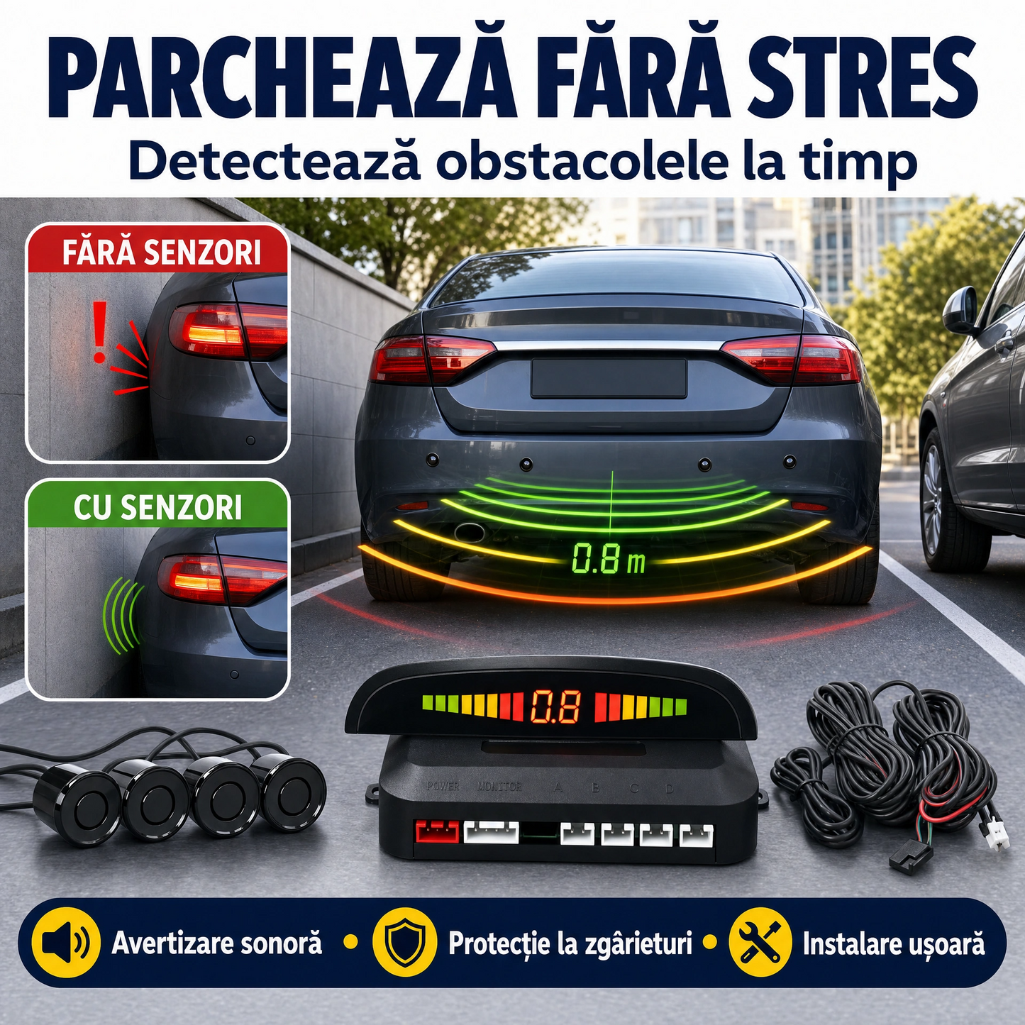 Senzori de parcare