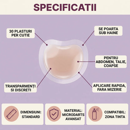 Set 3 cutii - Plasturi modelatori pentru slăbire (30 plasturi) (test)