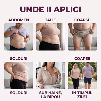 Set 3 cutii - Plasturi modelatori pentru slăbire (30 plasturi) (test)