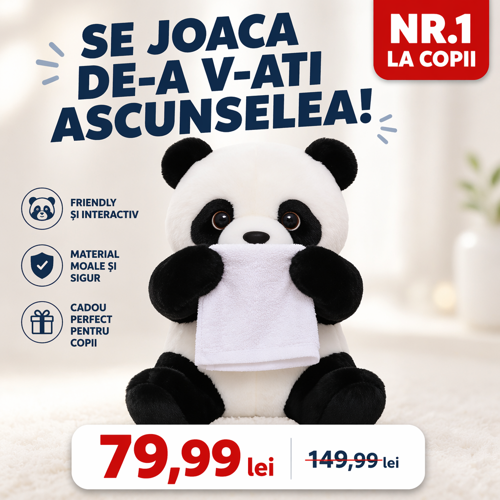 Panda interactiva - reclama pret