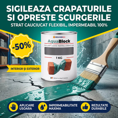 Sigilant lichid pentru crăpături și scurgeri (test)
