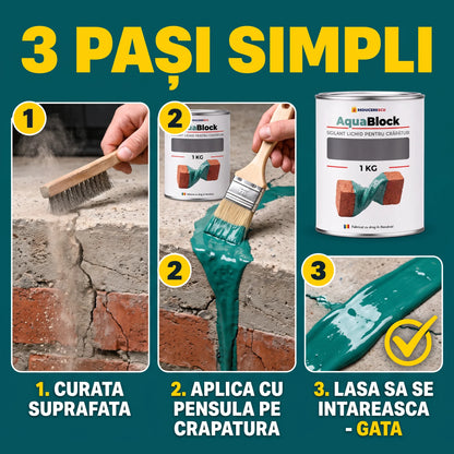 Sigilant lichid pentru crăpături și scurgeri (test)