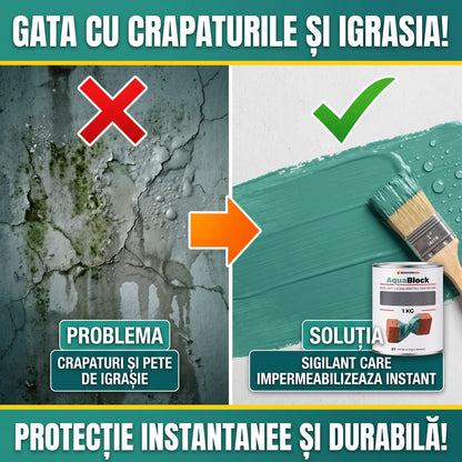 Sigilant lichid pentru crăpături și scurgeri (test)